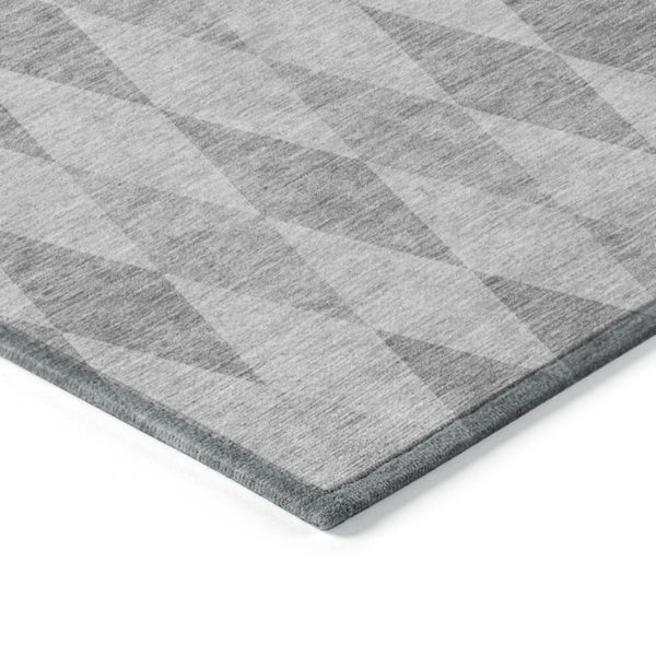 Homeroots 3' Stylish Beige Taupe And Brown Geometric Indoor Outdoor Area Rug – Washable & Non Skid Design 8' X 10' Polyester 563247