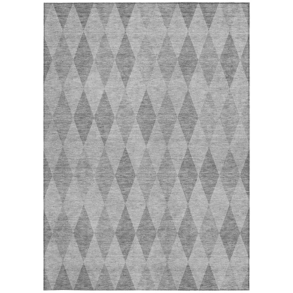 Homeroots 3' Stylish Beige Taupe And Brown Geometric Indoor Outdoor Area Rug – Washable & Non Skid Design 8' X 10' Polyester 563247