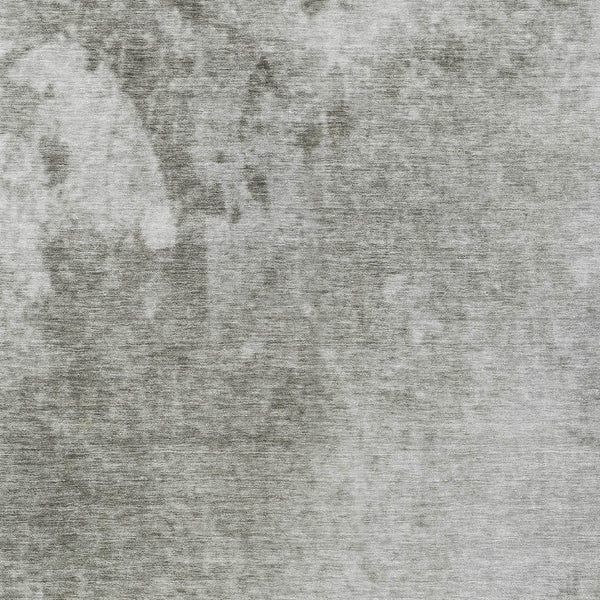 Homeroots 5' X 8' Gray And Off White Abstract Washable Non Skid Indoor Outdoor Area Rug Gray Polyester 563299