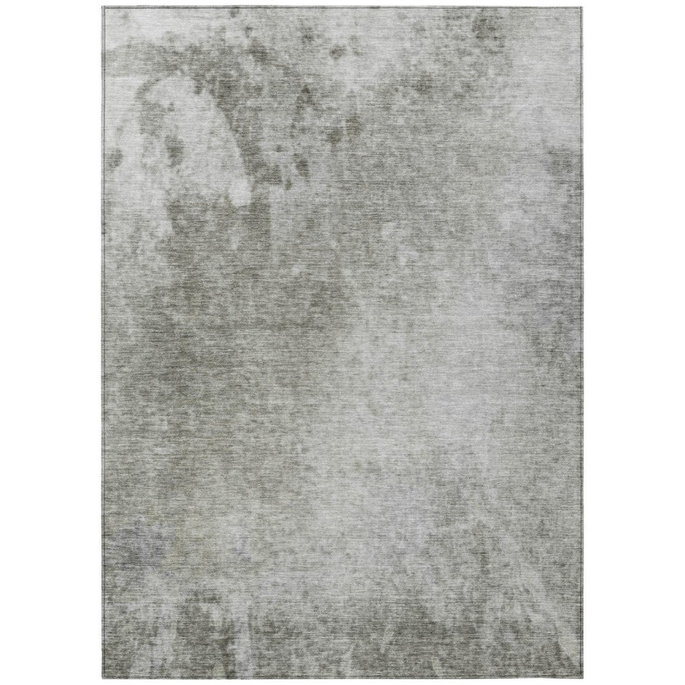 HomeRoots 8' Gray Abstract Area Rug - Stylish, Washable Design for Indoor & Outdoor Use, Perfect for High-Traffic Spaces 8' X 10' 563301