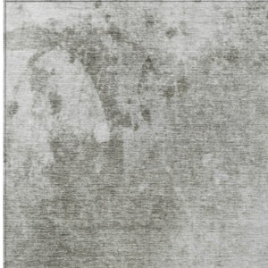 HomeRoots 10' Gray Abstract Washable Area Rug – Stylish, Durable Design for Indoor & Outdoor Spaces 10' X 14' 563303