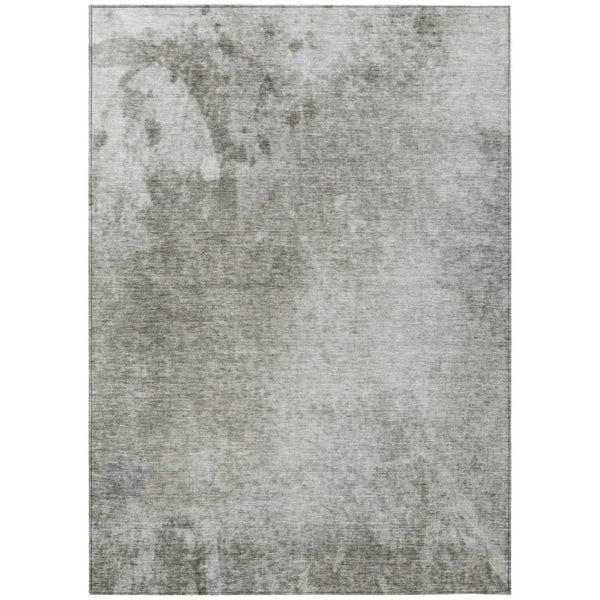 HomeRoots 10' Gray Abstract Washable Area Rug – Stylish, Durable Design for Indoor & Outdoor Spaces 10' X 14' 563303