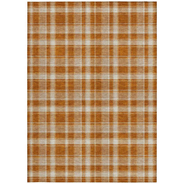 Homeroots 3' Stylish Black, Gray, And White Plaid Washable Non-skid Area Rug For Indoor And Outdoor Use 3' X 5' Polyester 563379