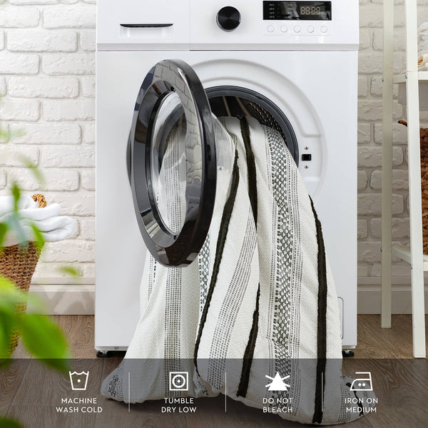 English Elm 7 Stripe Comforter and Quilt Set Full/Queen - Soft Microfiber, Reversible Coverlet, Quilted Shams & Pillow Multicolor 23.23 L x 19.68 W x 11.22 H B035P280390