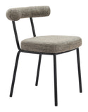 Kede Dining Chair - Set of 2 Green Tweed 110098 Zuo Modern