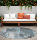 Stylish Abstract Outdoor Runner Rug - Washable, Stain Resistant, Non-Skid for Any Space