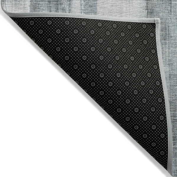 HomeRoots 5' Chocolate Abstract Indoor-Outdoor Area Rug - Stylish, Washable, Non-Skid Design for All Spaces 9' X 12' 563626
