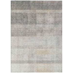 HomeRoots 5' Brown Ombre Washable Area Rug - Stylish Non-Skid Design for Indoor and Outdoor Use, Easy Care 5' X 8' 563677
