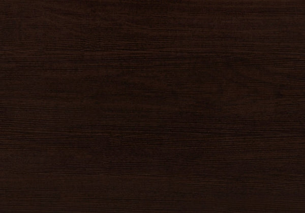 English Elm Computer Desk with Spacious Dark Wood-Grain Top and Open Cubby, Sturdy Metal Legs, Compact Modern Industrial Design Espresso 52 L x 25 W x 6 H B2710P219724