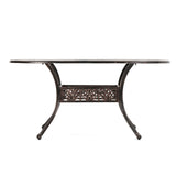 Christopher Knight Home® - Noble House - Tucson Shiny Copper Cast Aluminum Dining Table