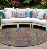 Stylish Stain-Resistant Oriental Runner Rug - Non-Skid Design for Indoor & Outdoor Use