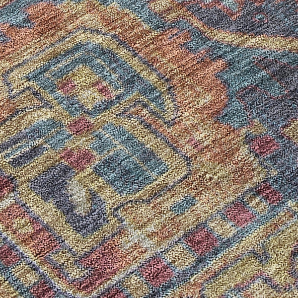 HomeRoots 5' Gray Oriental Area Rug - Stylish, Washable Design for Indoor and Outdoor High-Traffic Spaces 9' X 12' 563842