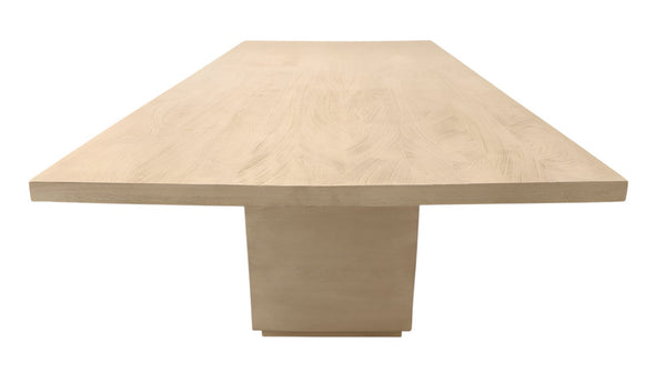 HomeRoots 72" Solid Wood Pedestal Dining Table in Two-Tone Finish – Rustic Charm for Modern Spaces! 563908