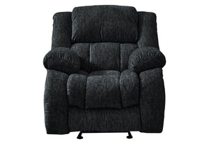 HomeRoots 40" Gray Fabric Gliding Recliner - Stylish Comfort with Smooth Motion & 500 lbs Capacity for Any Room 563922