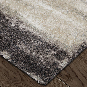 Feizy Rugs Skyview Abstract Gradient Rug - Plush Polypropylene Machine-made Piece With Mineral Colors & Texture Gray,Ivory,Taupe Polypropylene Skv39qafivygryf10