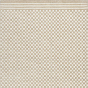 Homeroots 5' X 7' Beige Geometric Area Rug  Polypropylene 564022