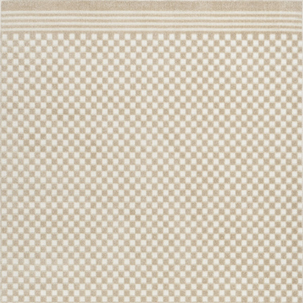 Homeroots 5' X 7' Beige Geometric Area Rug  Polypropylene 564022