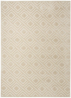 Homeroots 5' X 7' Beige Geometric Area Rug  Polypropylene 564023