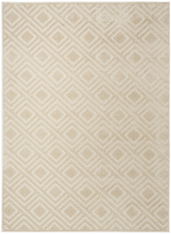 Homeroots 5' X 7' Beige Geometric Area Rug  Polypropylene 564023