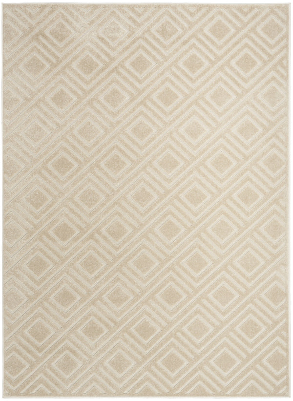 Homeroots 5' X 7' Beige Geometric Area Rug  Polypropylene 564023