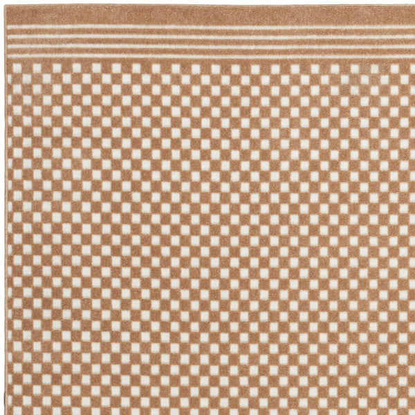 Homeroots 5' X 7' Brown Geometric Area Rug  Polypropylene 564029