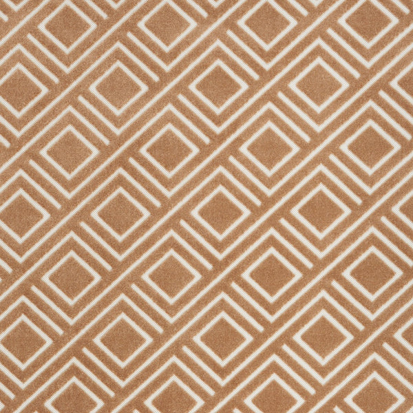 Homeroots 5' X 7' Brown Geometric Area Rug  Polypropylene 564030