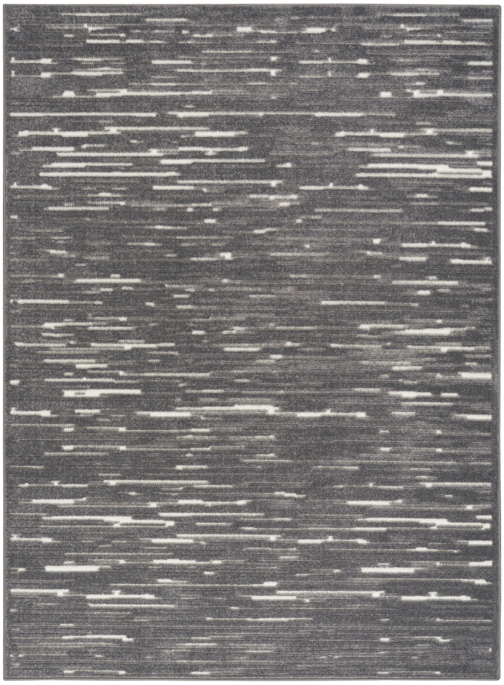 Homeroots 5' X 7' Gray Geometric Area Rug  Polypropylene 564034