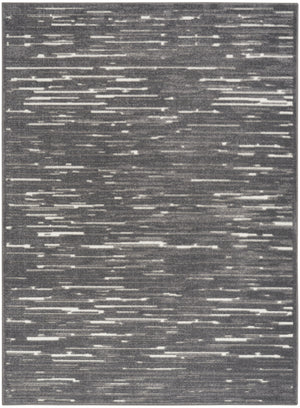 Homeroots 5' X 7' Gray Geometric Area Rug  Polypropylene 564034
