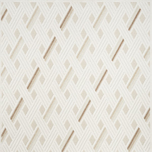 Homeroots 5' X 7' Cream Geometric Area Rug  Polypropylene 564037