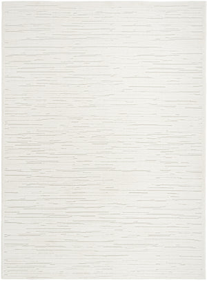 Homeroots 5' X 7' Cream Geometric Area Rug  Polypropylene 564038