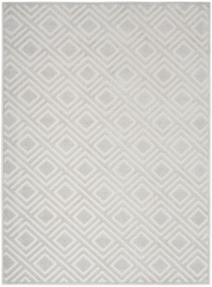 Homeroots 5' X 7' Gray Geometric Area Rug  Polypropylene 564042
