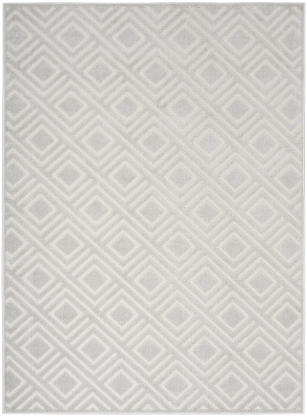 Homeroots 5' X 7' Gray Geometric Area Rug  Polypropylene 564042