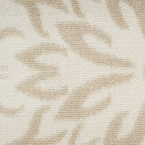 HomeRoots 7' Beige and Ivory Floral Area Rug – Soft, Durable, Non-Skid Design Perfect for Family Homes & Nurseries 7' X 10' 564046