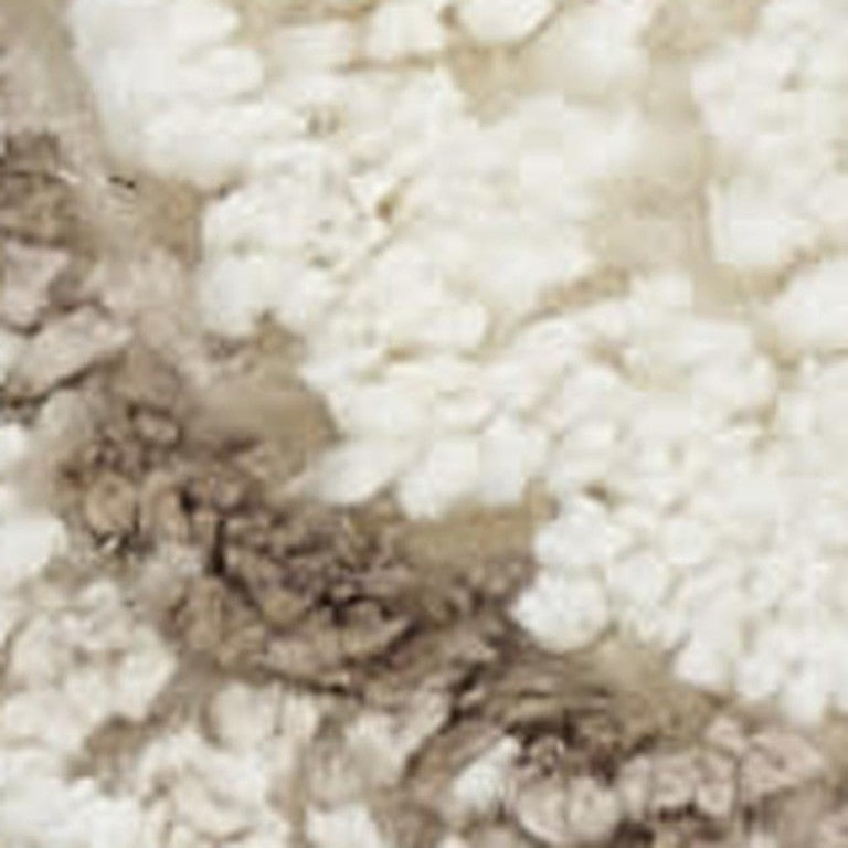 HomeRoots Floral Distressed Polyester Area Rug with Non-skid Backing Low Pile for Living Rooms 4' X 6' 564071