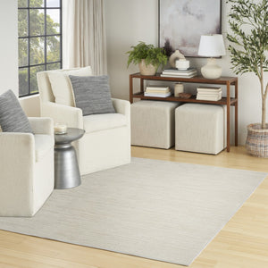 HomeRoots 7' Beige Geometric Area Rug - Elevate Your Space with Modern Style and Durable Everyday Performance 7' X 9' 564090