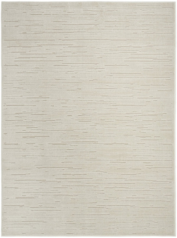 HomeRoots 7' Beige Geometric Area Rug - Elevate Your Space with Modern Style and Durable Everyday Performance 7' X 9' 564090