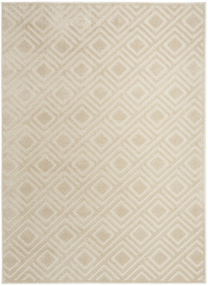 HomeRoots 7' Beige Geometric Area Rug - Modern Style for Living Rooms, Durable Design, Easy Maintenance & Elegance 7' X 9' 564092