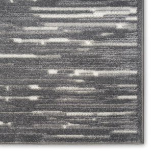 HomeRoots 7' Modern Gray Geometric Area Rug - Chic Design for Living Rooms, Durable & Versatile Home Decor 7' X 9' 564103