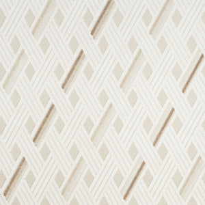 Homeroots 7' X 9' Cream Geometric Area Rug  Polypropylene 564106