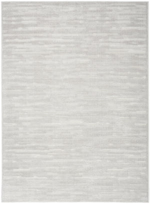 Homeroots 7' X 9' Gray Geometric Area Rug  Polypropylene 564109