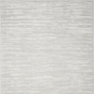 HomeRoots 7' Modern Gray Geometric Area Rug - Stylish Foundation for Living Rooms, Offices, or Dining Spaces 7' X 9' 564109