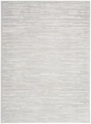 HomeRoots 7' Modern Gray Geometric Area Rug - Stylish Foundation for Living Rooms, Offices, or Dining Spaces 7' X 9' 564109