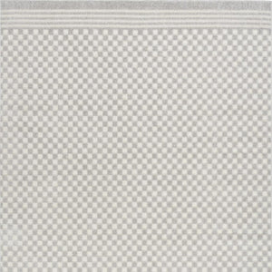 HomeRoots 7' Modern Gray Geometric Area Rug - Stylish, Durable, Low-Pile Design Perfect for Any Room Decor 7' X 9' 564110