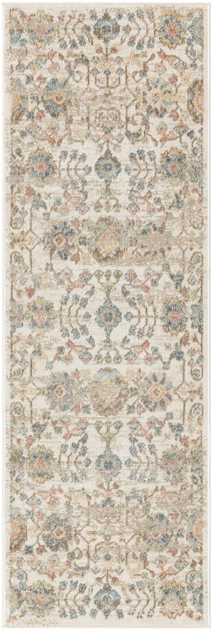 HomeRoots 4' Plush Beige and Ivory Abstract Shag Area Rug - Soft, Durable, and Stylish for Any Room Decor 8' X 10' 564148