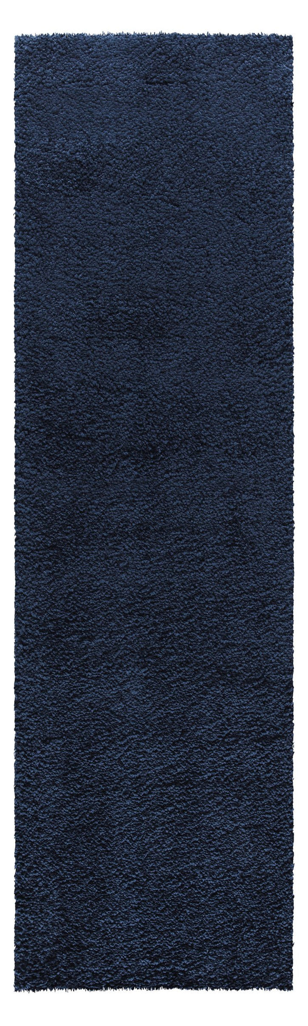 Homeroots 10' Blue Shag Non Skid Runner Rug - Soft, Stain Resistant, Durable Design For Hallways & Living Spaces  Polypropylene 564163