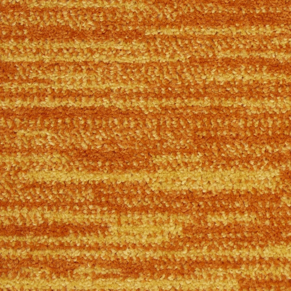 HomeRoots 18' Orange And Yellow Indoor Outdoor Runner Rug - Vibrant, Weather-Resistant for Hallways & Patios 564165