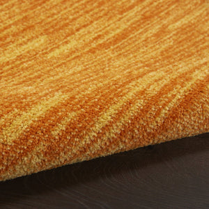 HomeRoots 18' Orange And Yellow Indoor Outdoor Runner Rug - Vibrant, Weather-Resistant for Hallways & Patios 564165