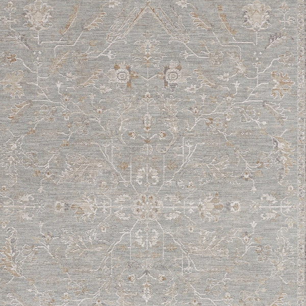Homeroots 8' X 10' Blue Floral Power Loom Distressed Area Rug With Fringe  Polyester 564167