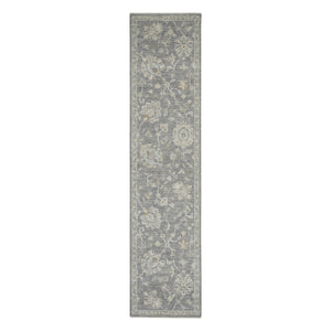 HomeRoots 5' Ivory and Gray Floral Medallion Area Rug - Elegant Rustic Design for Timeless Home Décor 10' Runner 564173