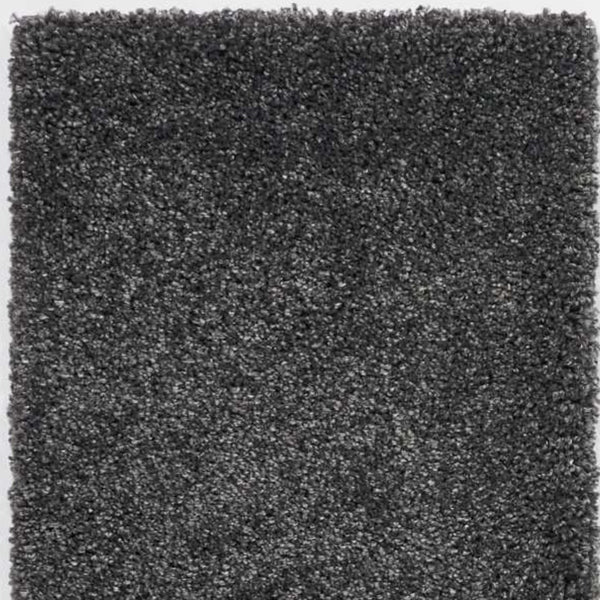 Homeroots 10' Gray Shag Non Skid Runner Rug  Polypropylene 564183